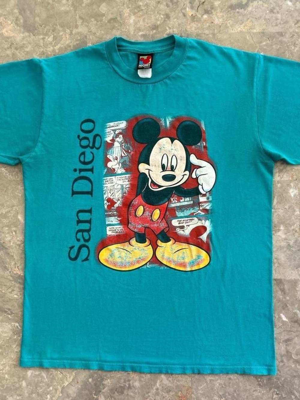 Vintage 1990s Mickey Unlimited Mickey Mouse San Diego T Shirt Mens L USA